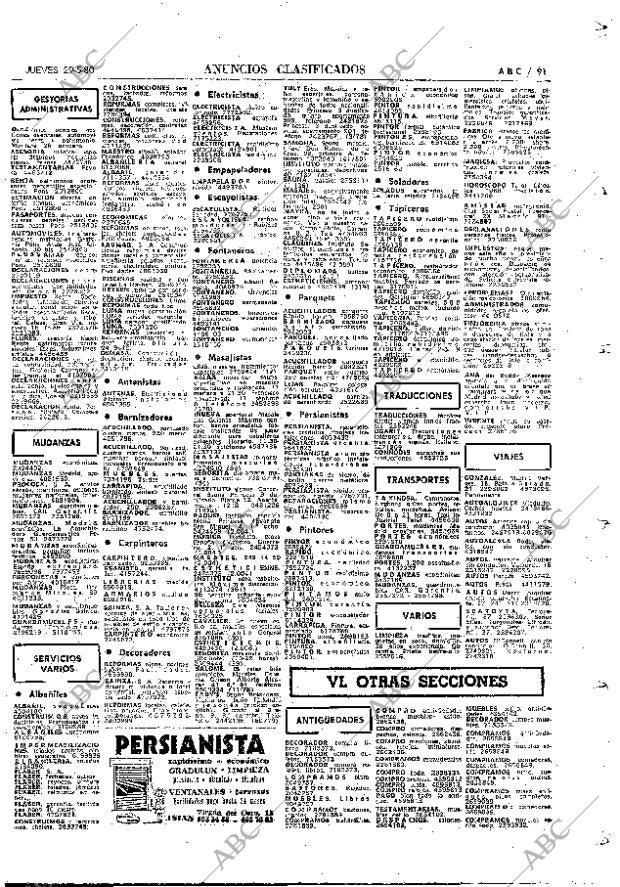 ABC MADRID 29-05-1980 página 111