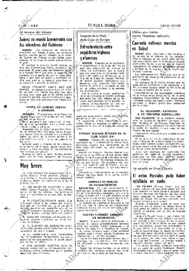 ABC MADRID 29-05-1980 página 116