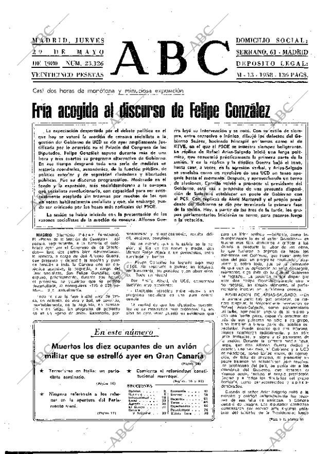 ABC MADRID 29-05-1980 página 21