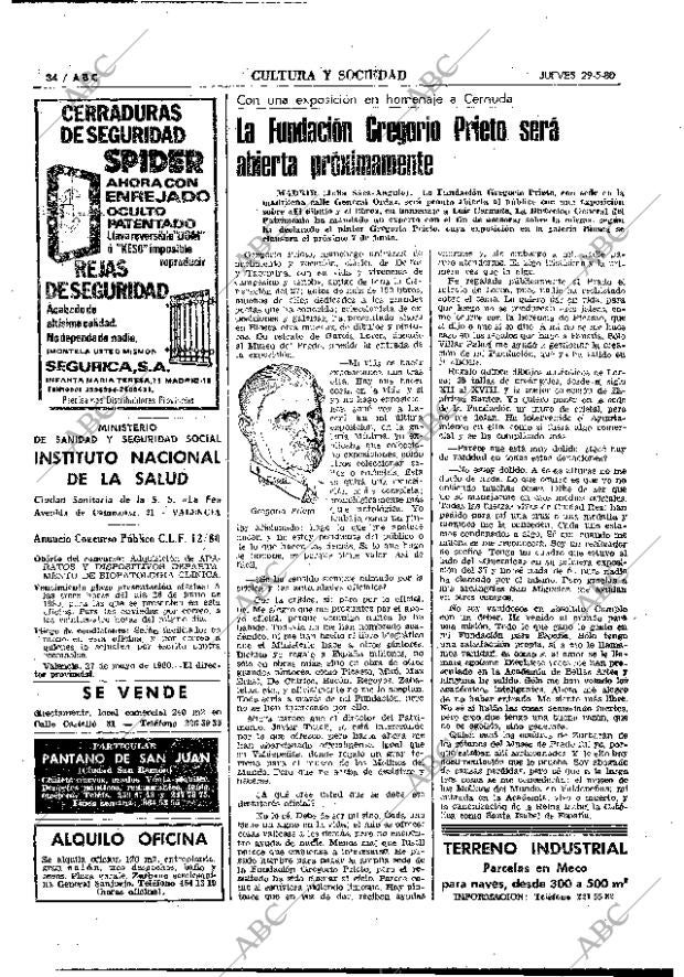 ABC MADRID 29-05-1980 página 54