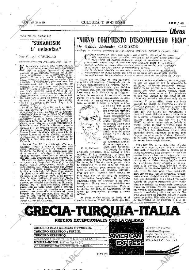 ABC MADRID 29-05-1980 página 63