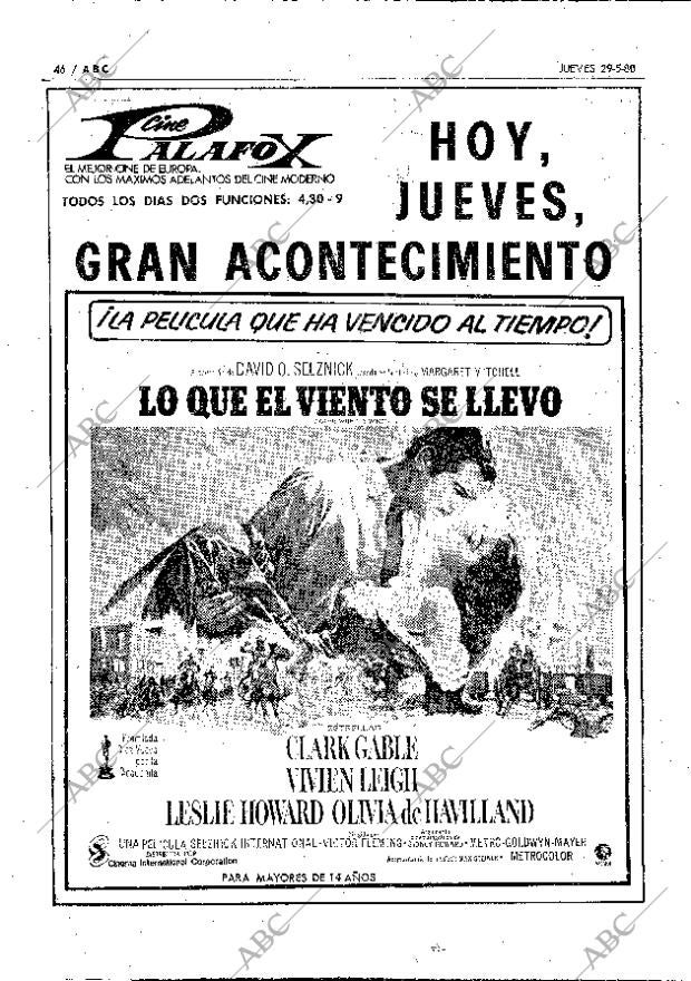 ABC MADRID 29-05-1980 página 66
