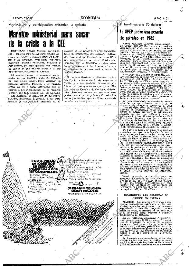 ABC MADRID 29-05-1980 página 71