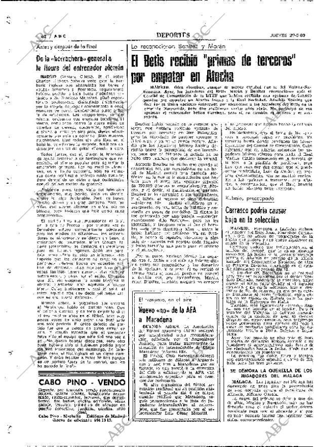 ABC MADRID 29-05-1980 página 82