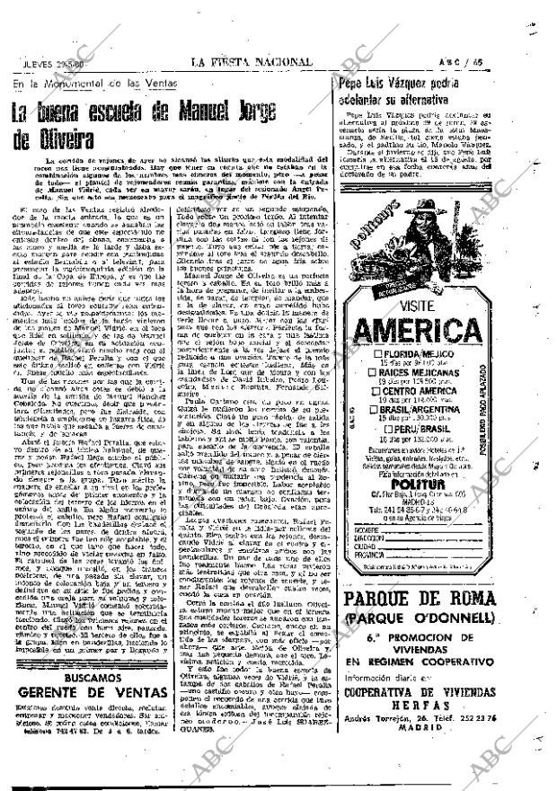 ABC MADRID 29-05-1980 página 85