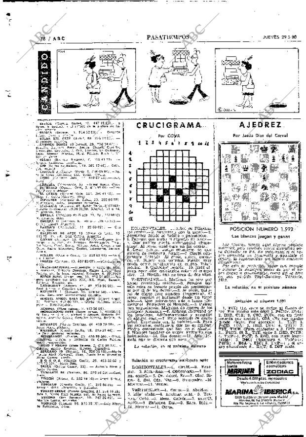 ABC MADRID 29-05-1980 página 98