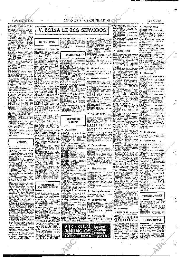 ABC MADRID 30-05-1980 página 101