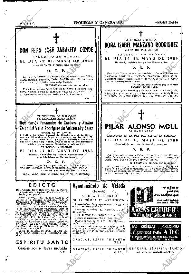 ABC MADRID 30-05-1980 página 104