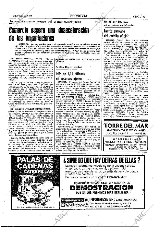 ABC MADRID 30-05-1980 página 63
