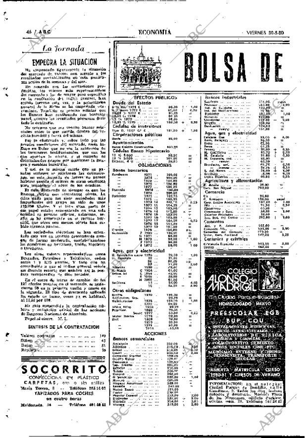 ABC MADRID 30-05-1980 página 66