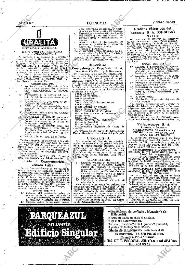 ABC MADRID 30-05-1980 página 70