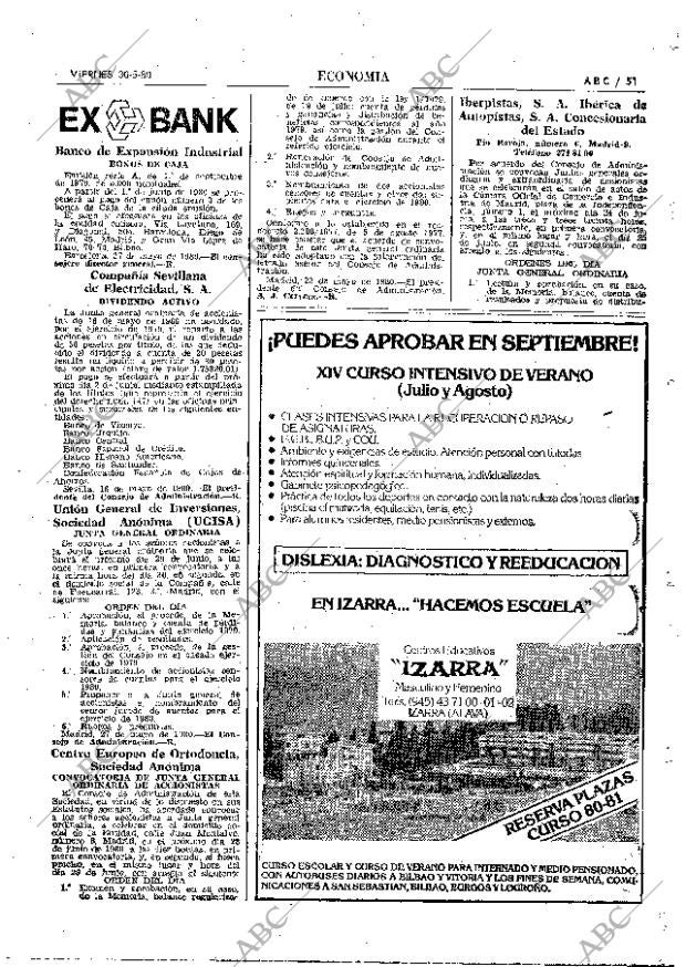 ABC MADRID 30-05-1980 página 71