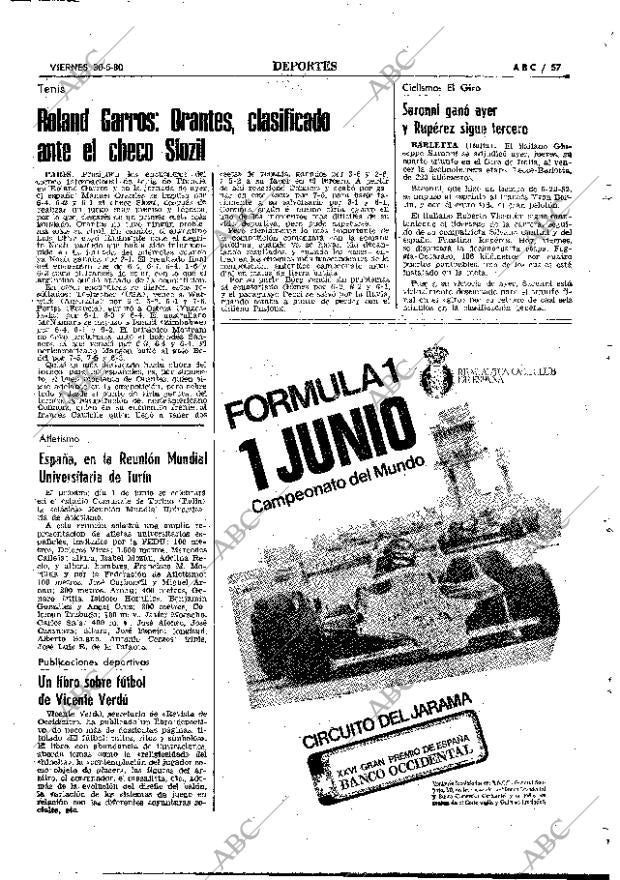 ABC MADRID 30-05-1980 página 77