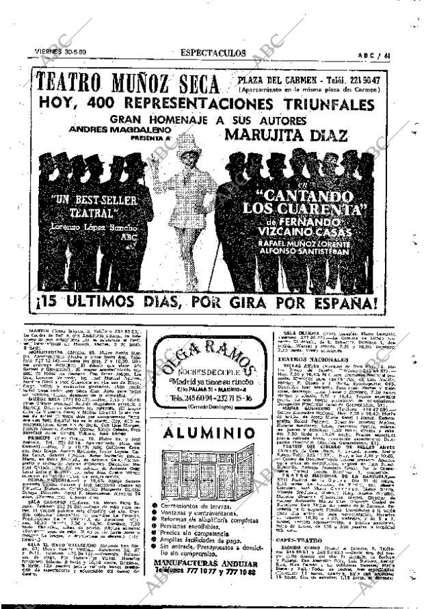 ABC MADRID 30-05-1980 página 85