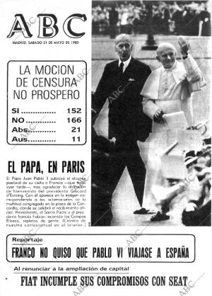 ABC MADRID 31-05-1980 página 1