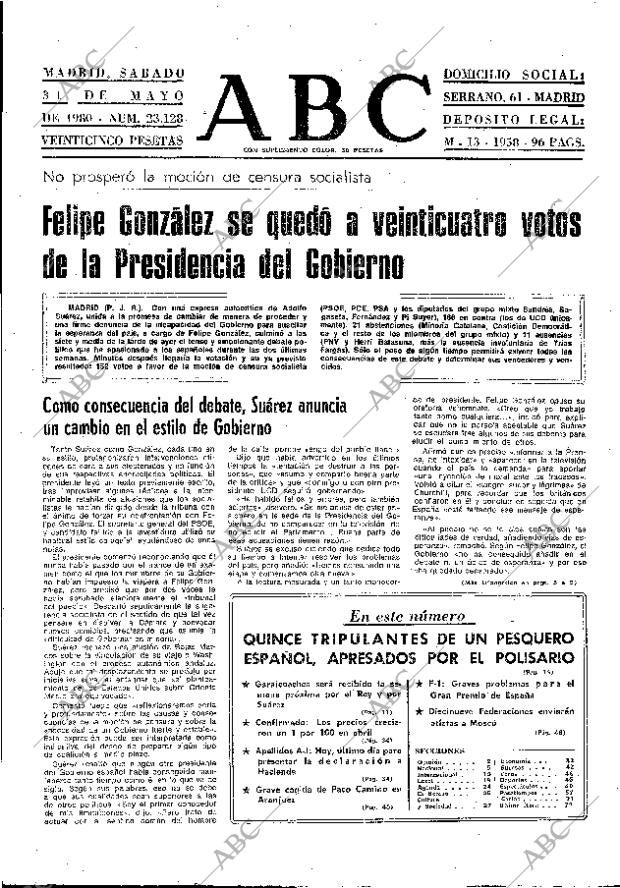ABC MADRID 31-05-1980 página 13