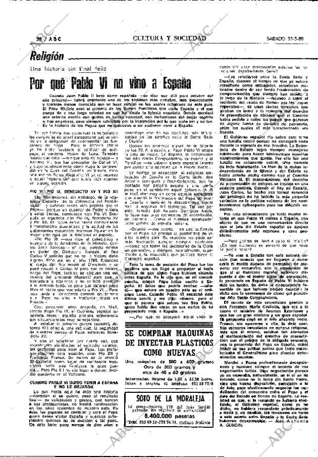 ABC MADRID 31-05-1980 página 40