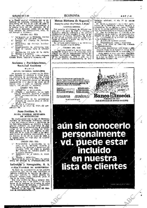 ABC MADRID 31-05-1980 página 53