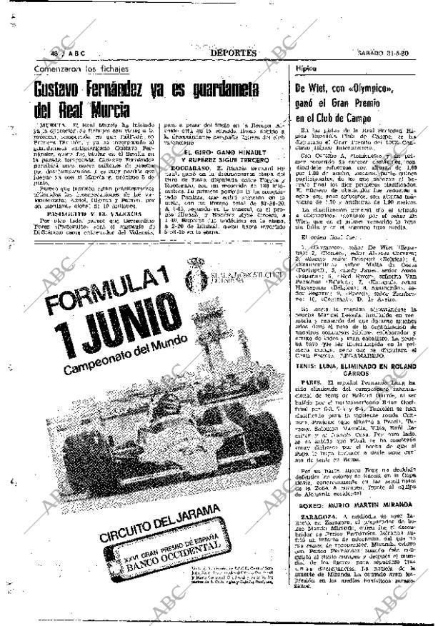 ABC MADRID 31-05-1980 página 60