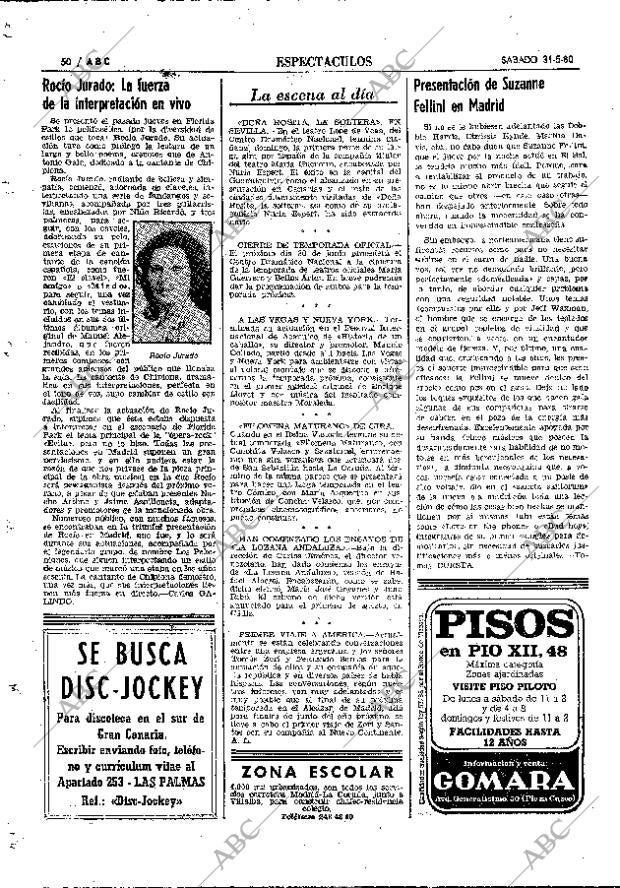 ABC MADRID 31-05-1980 página 62