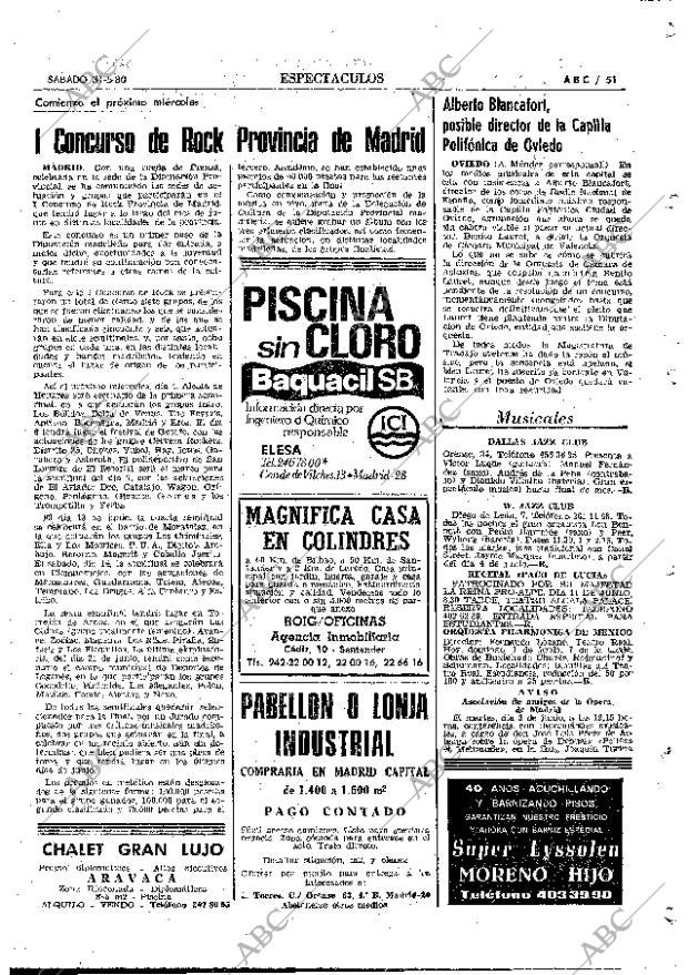 ABC MADRID 31-05-1980 página 63