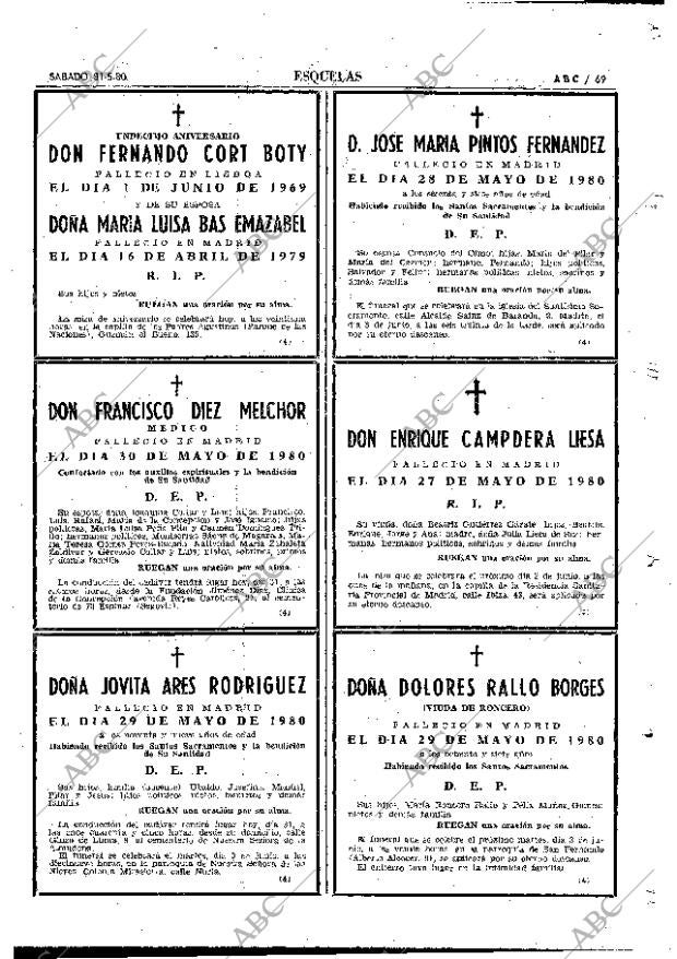 ABC MADRID 31-05-1980 página 81