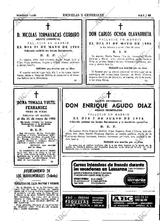 ABC MADRID 01-06-1980 página 101