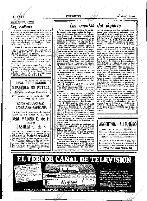 ABC MADRID 01-06-1980 página 70