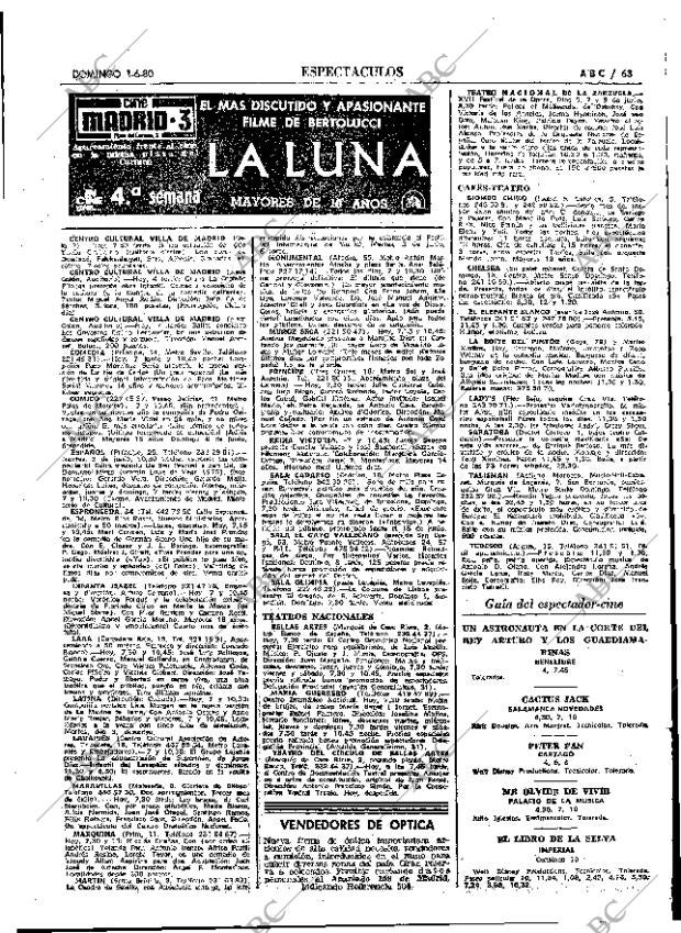 ABC MADRID 01-06-1980 página 79