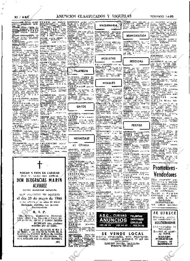 ABC MADRID 01-06-1980 página 96