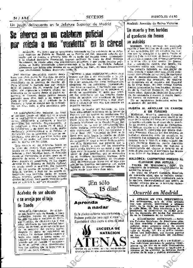 ABC MADRID 04-06-1980 página 66