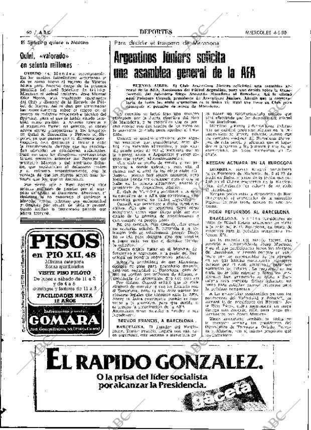 ABC MADRID 04-06-1980 página 72