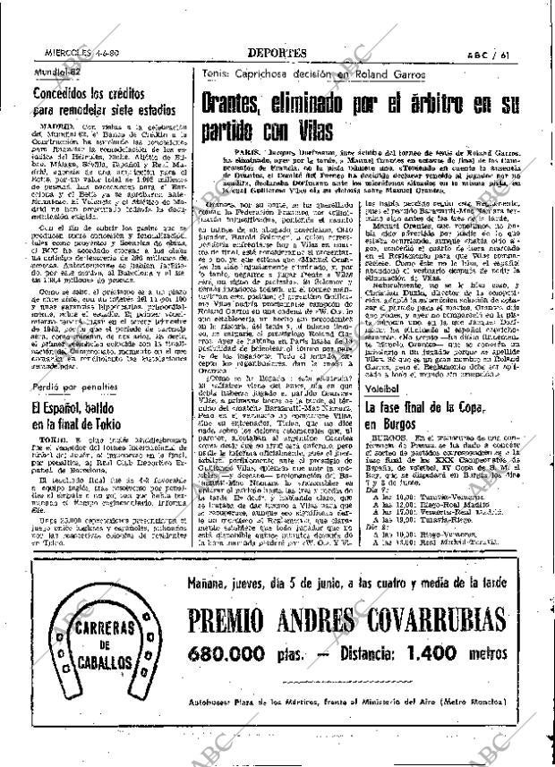 ABC MADRID 04-06-1980 página 73