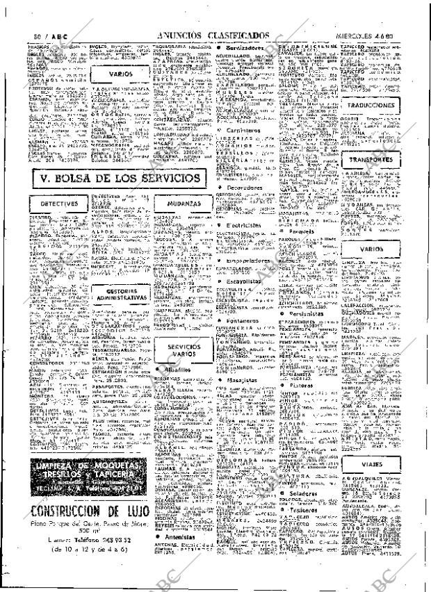 ABC MADRID 04-06-1980 página 92