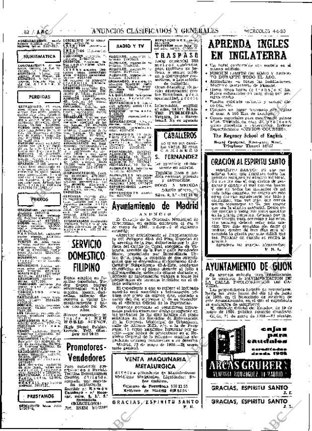 ABC MADRID 04-06-1980 página 94