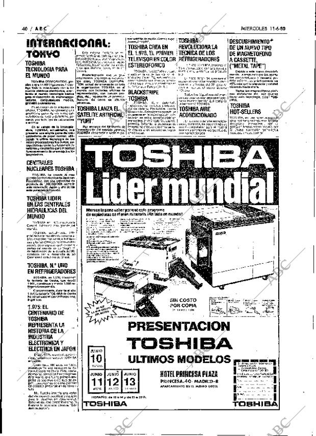 ABC MADRID 11-06-1980 página 56