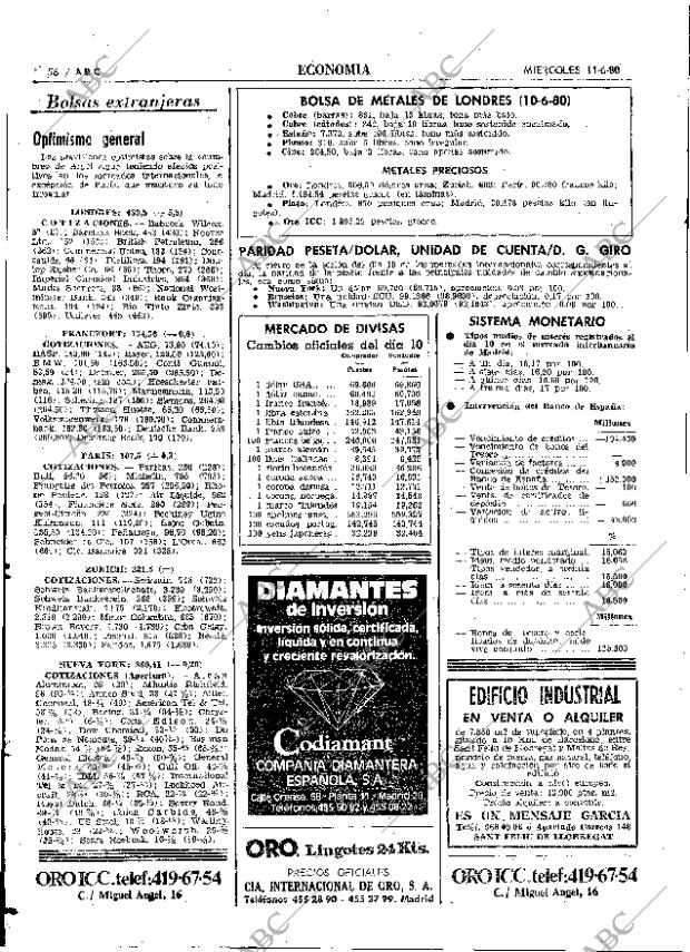 ABC MADRID 11-06-1980 página 72