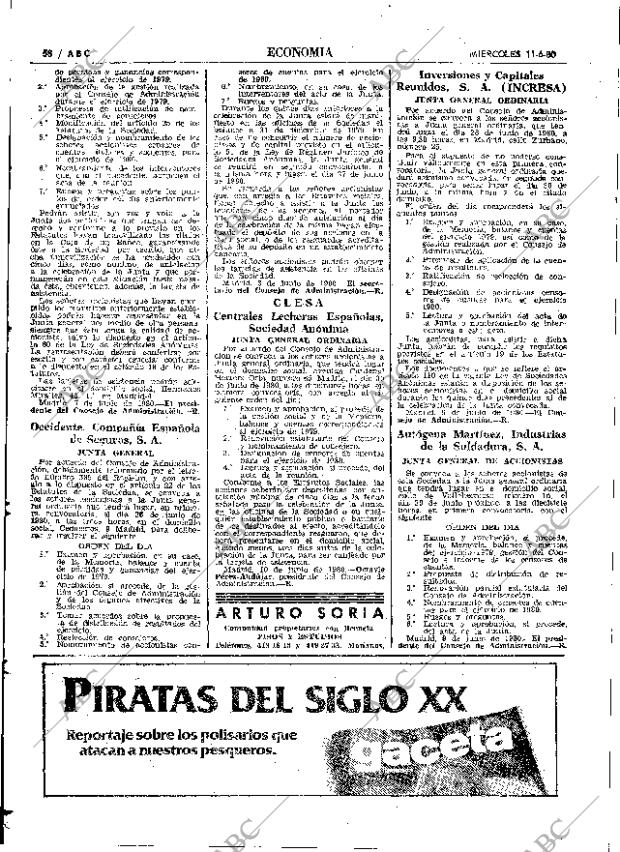 ABC MADRID 11-06-1980 página 74