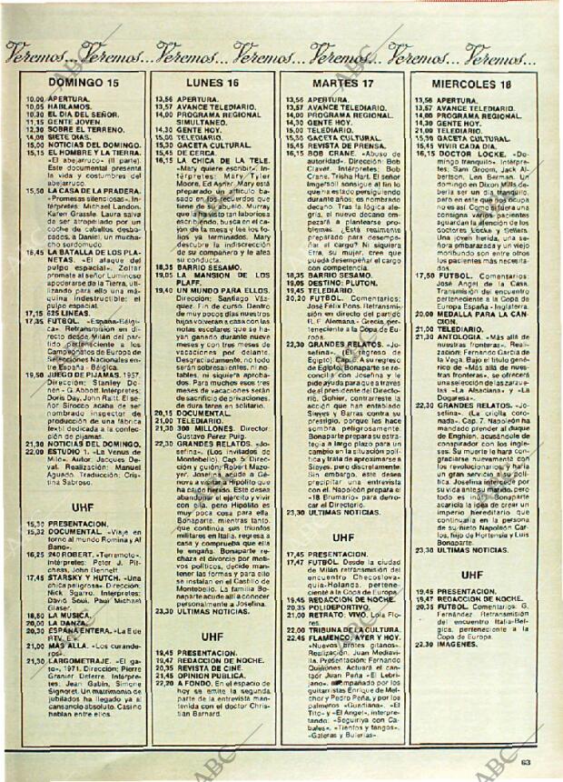 BLANCO Y NEGRO MADRID 11-06-1980 página 63