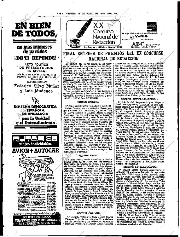 ABC SEVILLA 13-06-1980 página 64