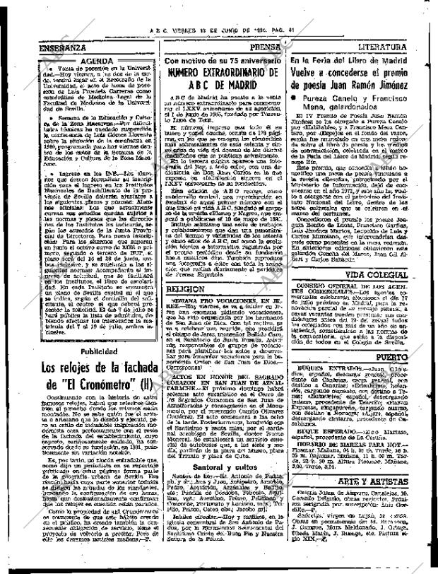 ABC SEVILLA 13-06-1980 página 65