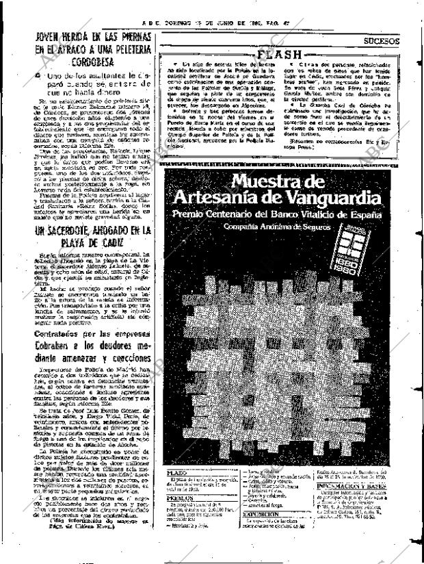 ABC SEVILLA 15-06-1980 página 63