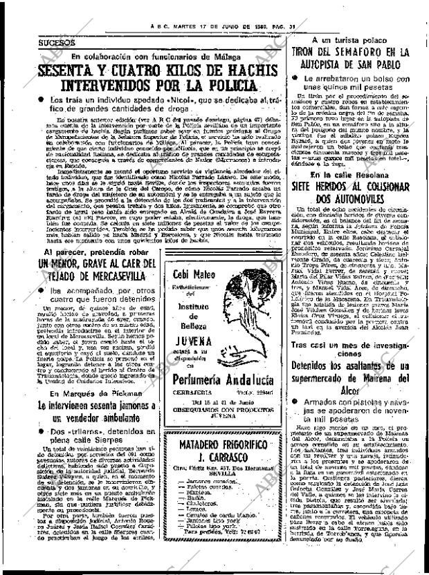 ABC SEVILLA 17-06-1980 página 55