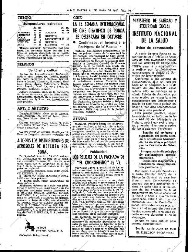 ABC SEVILLA 17-06-1980 página 63