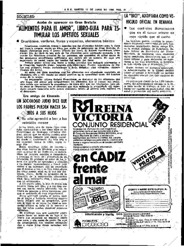 ABC SEVILLA 17-06-1980 página 65