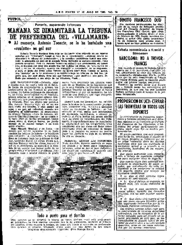 ABC SEVILLA 17-06-1980 página 74