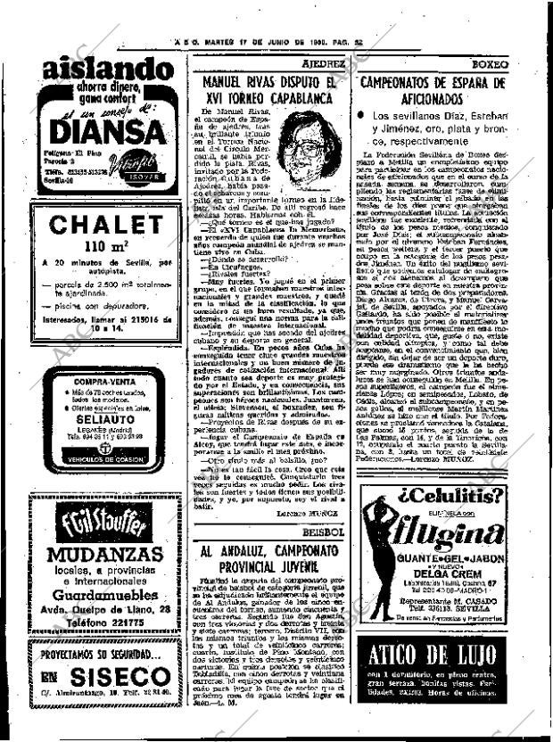ABC SEVILLA 17-06-1980 página 76