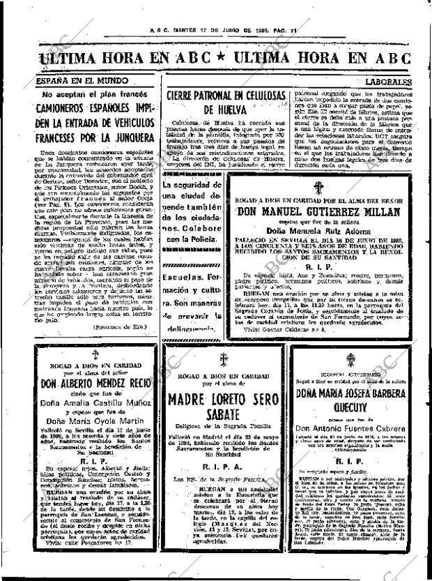 ABC SEVILLA 17-06-1980 página 95