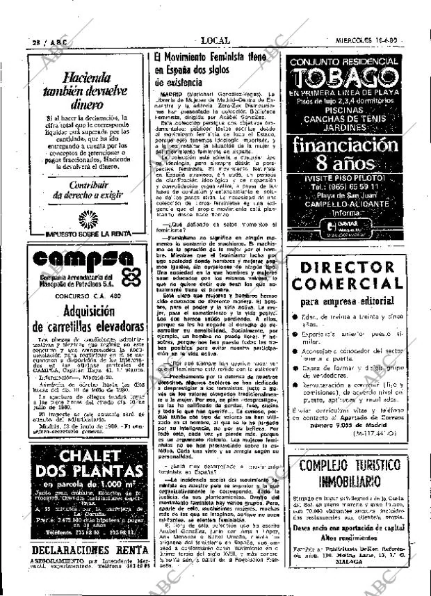 ABC MADRID 18-06-1980 página 40