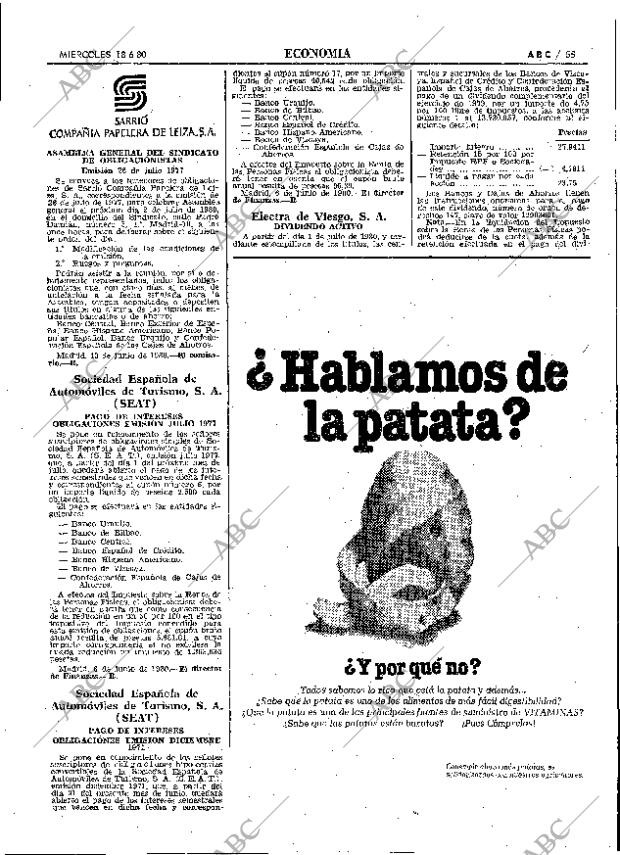 ABC MADRID 18-06-1980 página 67